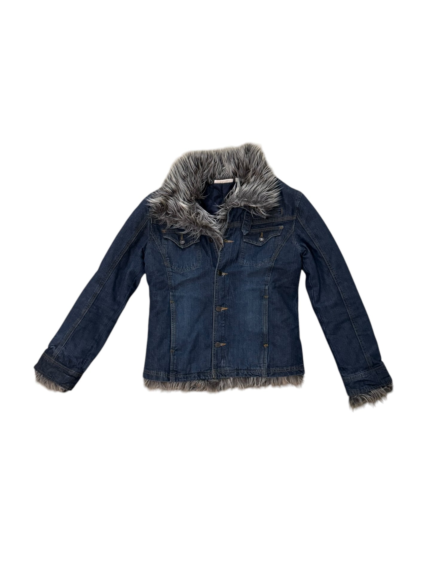 G.I fur denim jacket