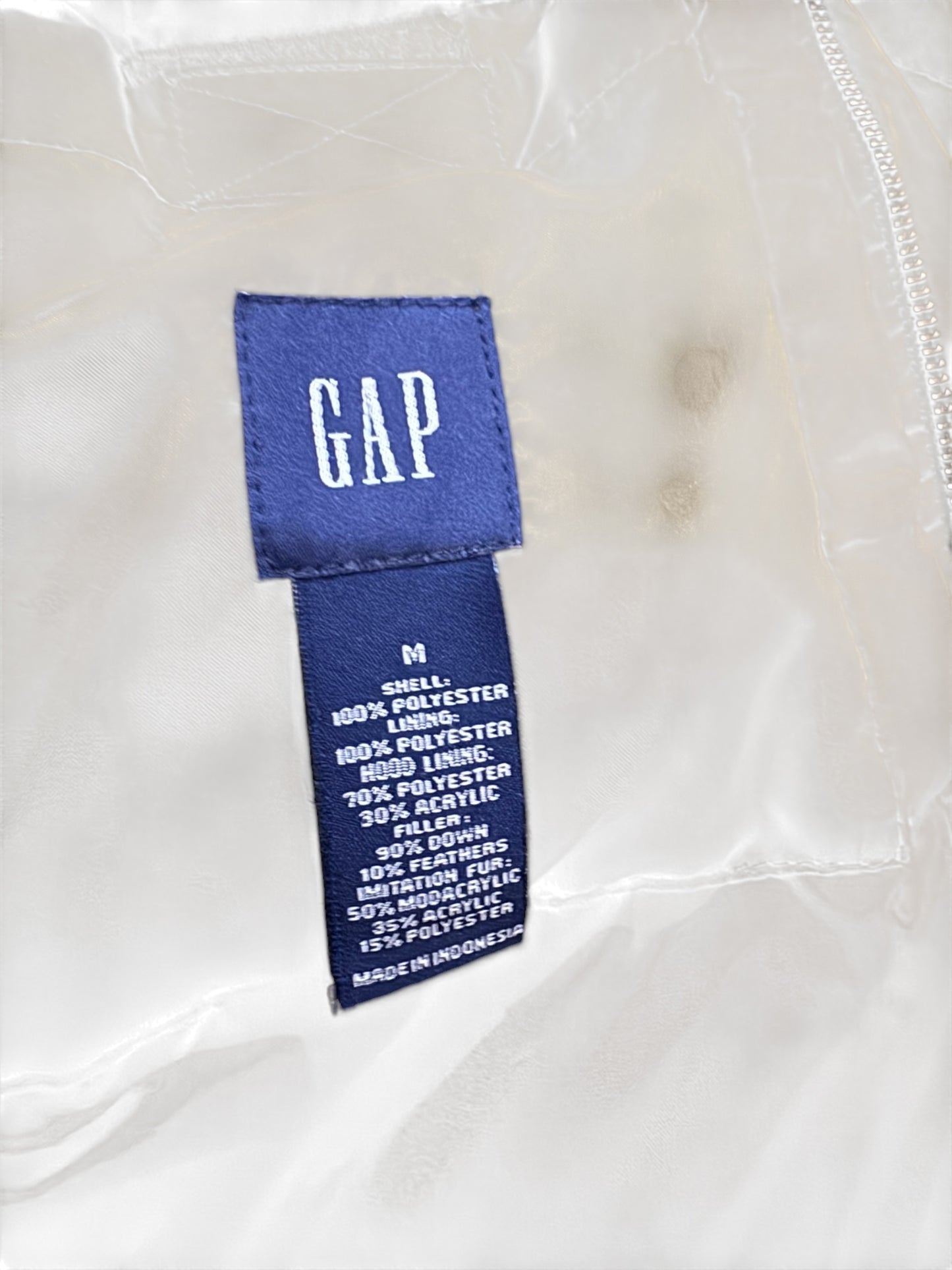 Japanese GAP Label Y2K gimmick fur jacket